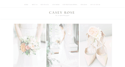 Desktop Screenshot of caseyrosephotography.com